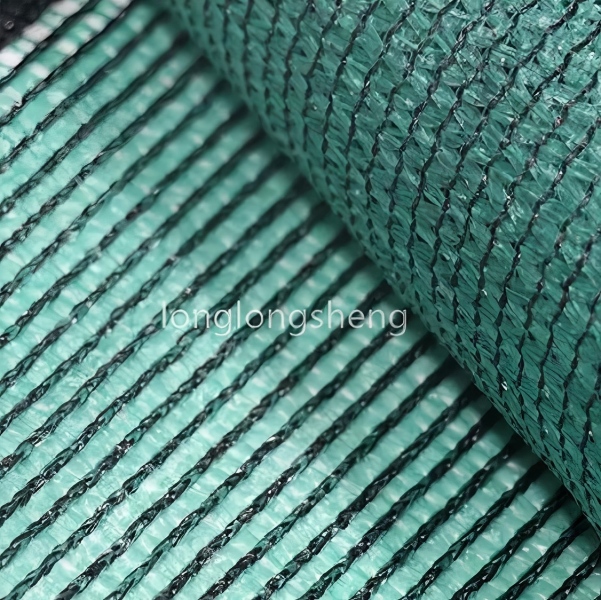 Eco UV-resistant warp knitted sun shade and safety net without chemical coating