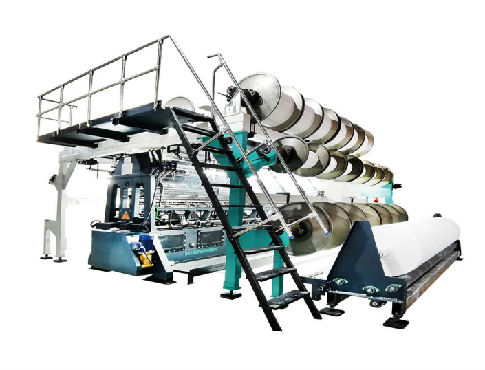 Jacquard Double Needle Bar Warp Knitting Machine