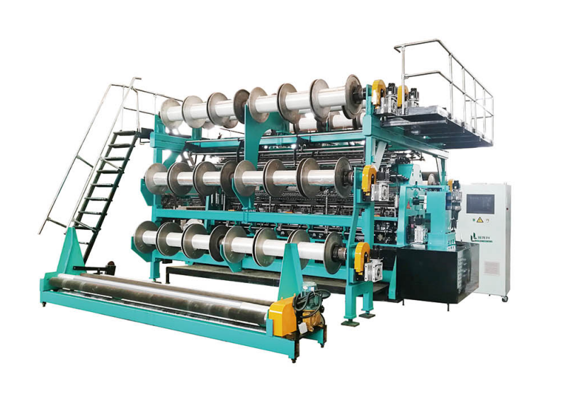 GE2812(RD) high speed double needle-bar warp knitting machine for 3D mesh fabric production