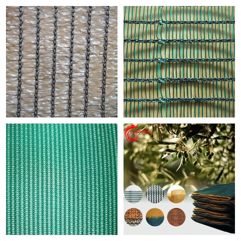 Net fabric applications produced by SGE2319TL including shade net and olive net